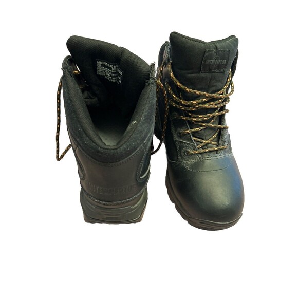 Interceptor MNIN0340100 Men's Black Leather Non Steel Toe Boots Size 7 - Picture 6 of 10